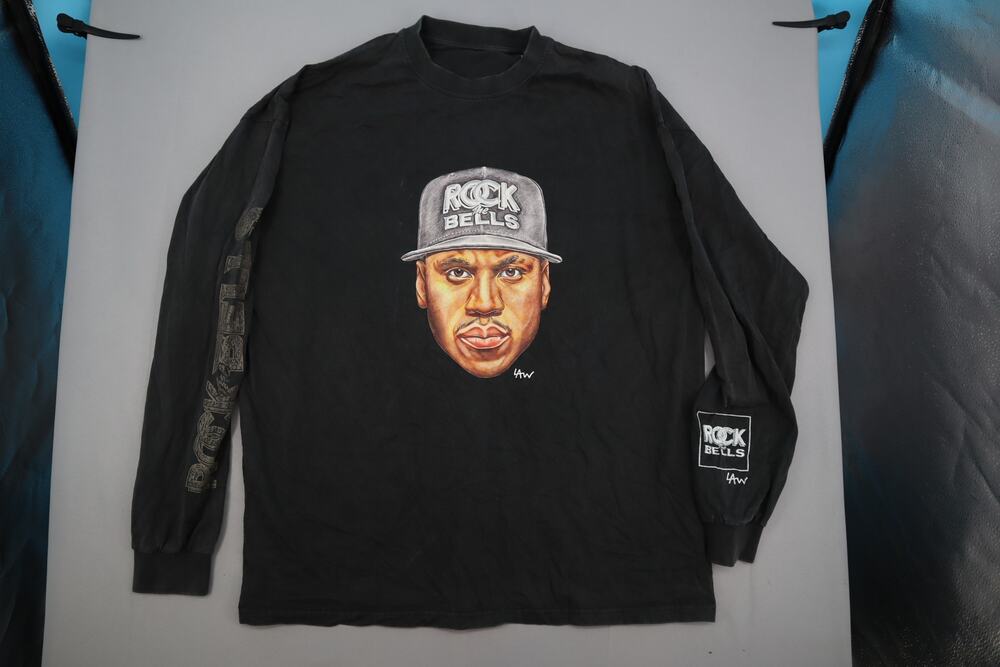 Official Rock The Bells LL Cool J 4W Long Sleeve T-Shirt Black Men's Large